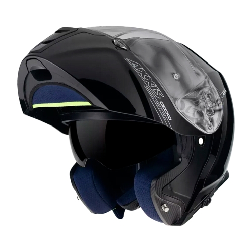 CASCO AXXIS GECKO ABATIBLE NEGRO