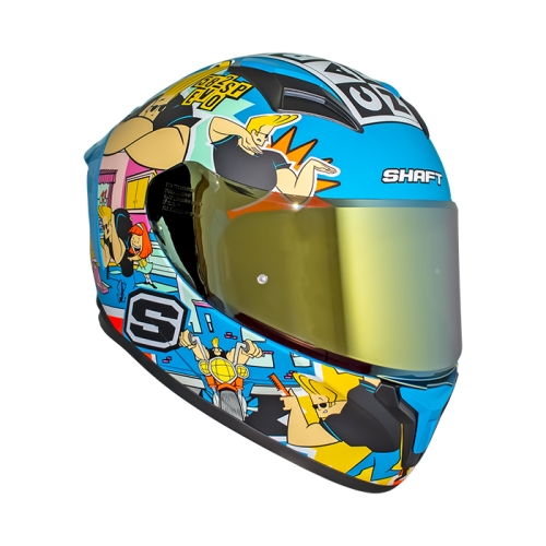 CASCO SHAFT INTEGRAL JOHNY BRAVO CARTOON FULL COLOR