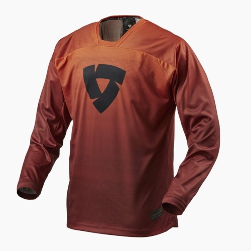JERSEY SCRAMBLE BURGUNDY RED ORANGE