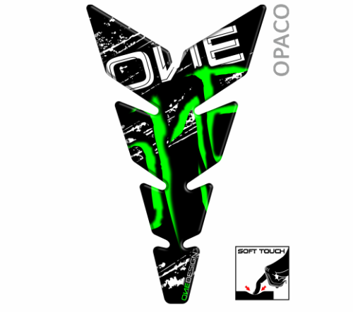 TANK PAD MOOON SLIM SOFT TOUCH ONE GREEN